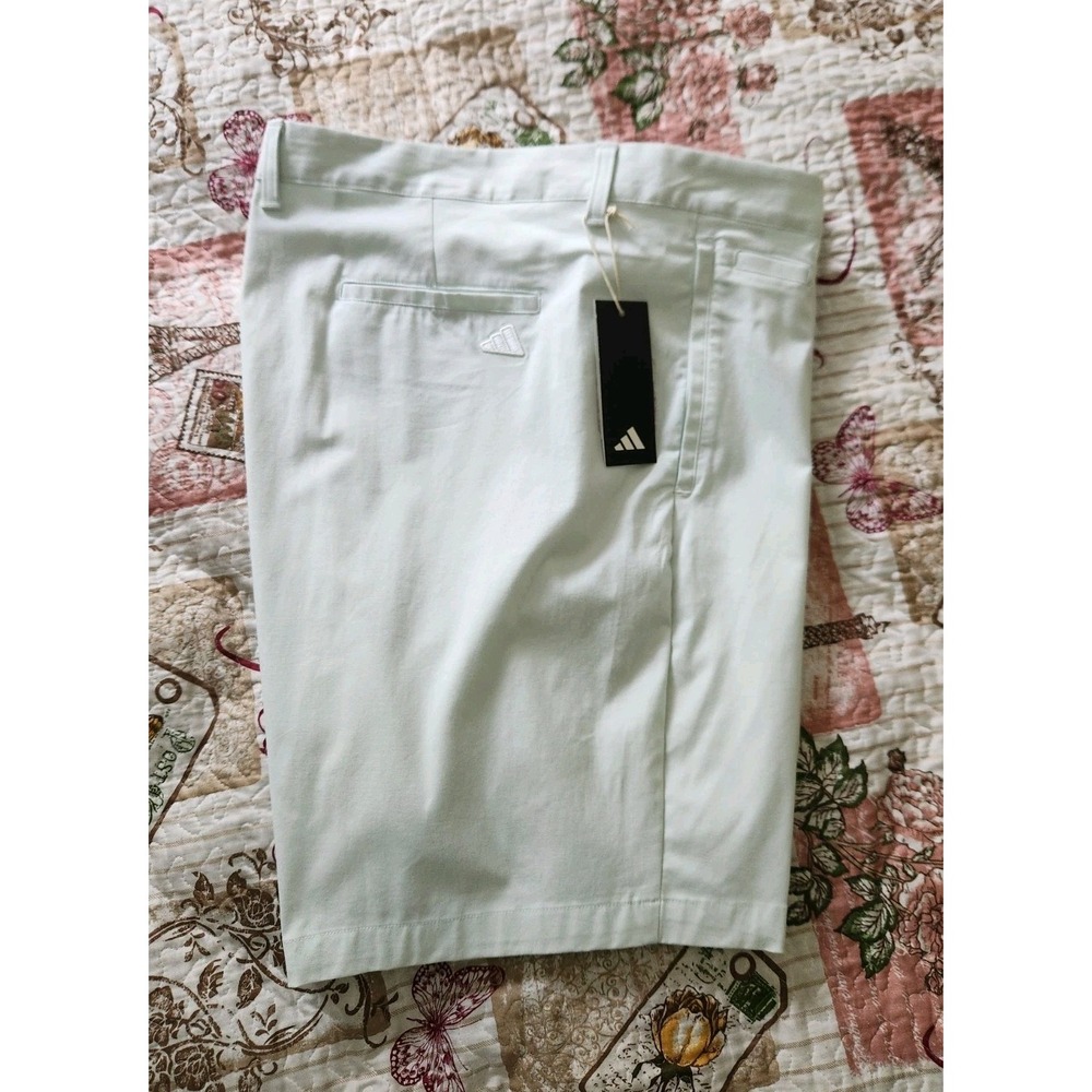 New Adidas Go-To 5-Pocket Golf Shorts Men's Size 42 X 7.5" Crystal‎ Jade